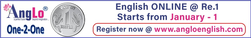 AngLo English One-2-One Online English Training at one rupee